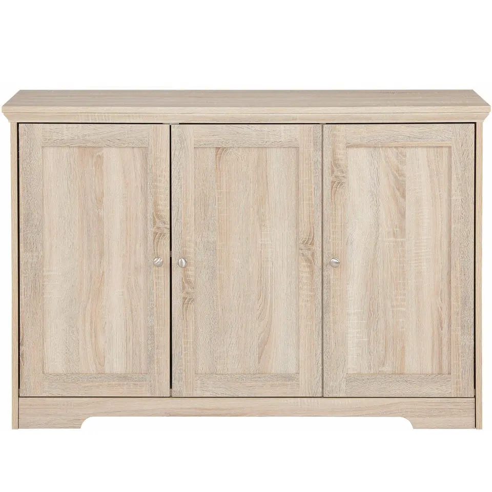 Nanna - Dressoir med 3 deuren in hout effect
