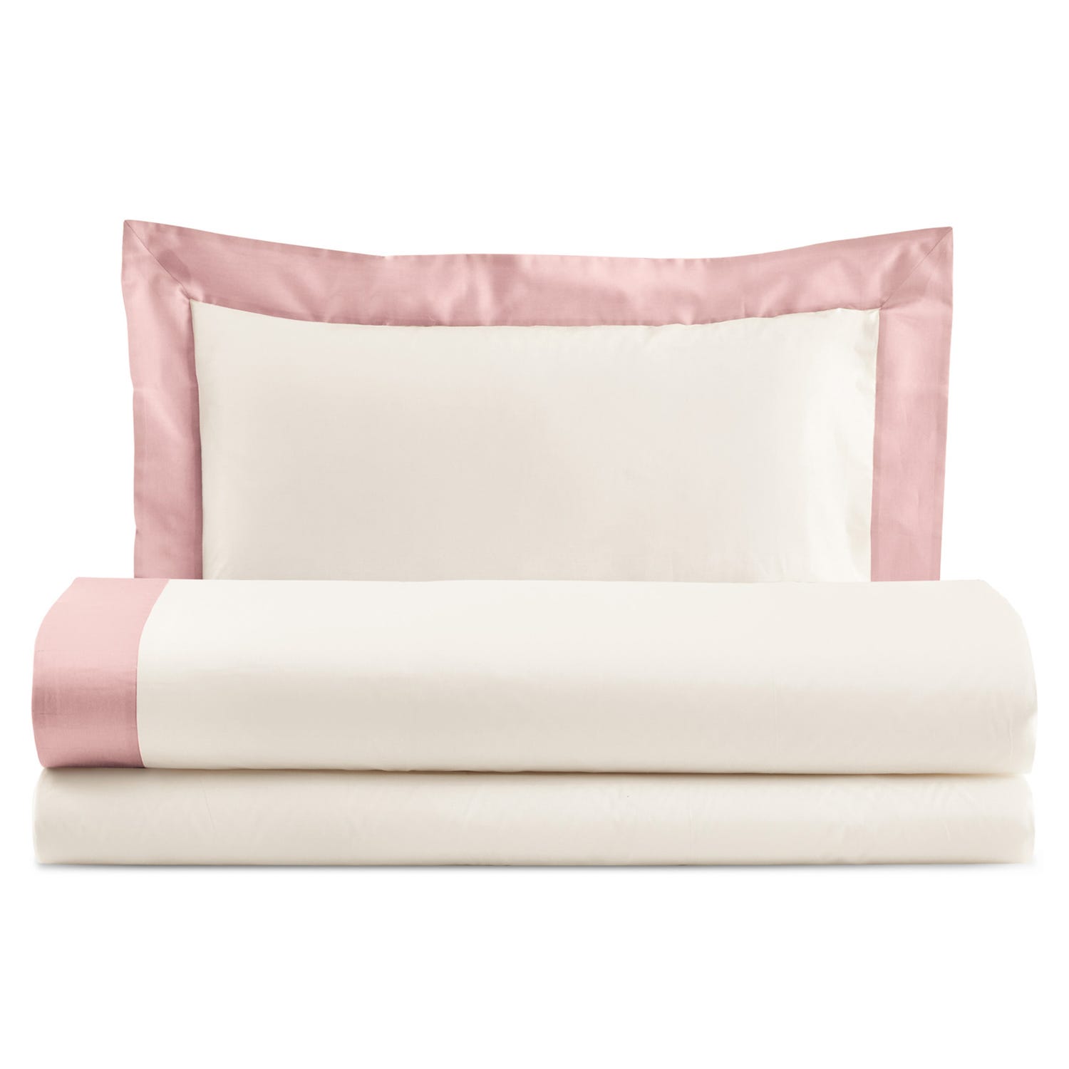 Completo letto singolo Sharon rosa Biancoperla