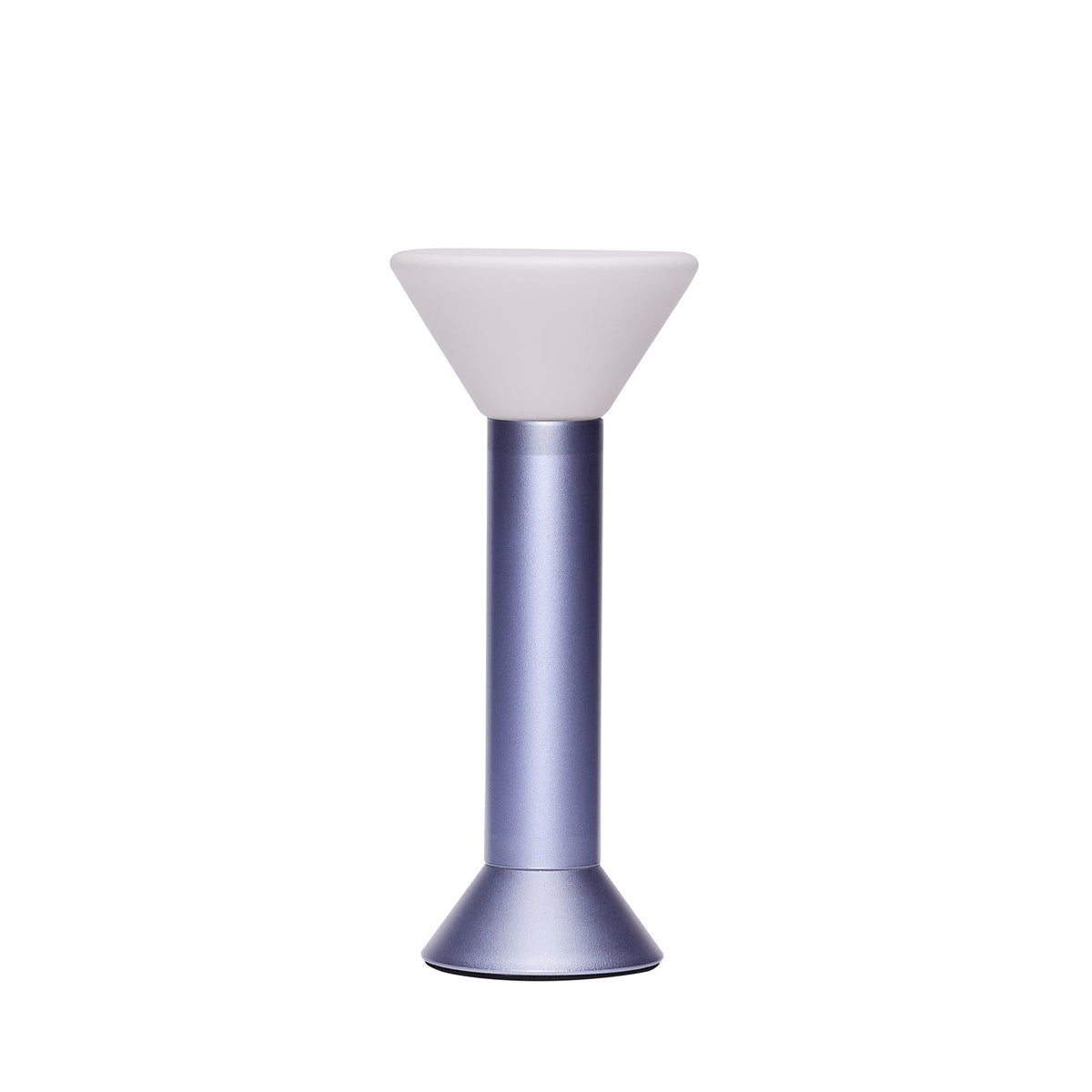 Hübsch draagbare lamp Flash - glas/ijzer - ø14xh30cm, led, 3w