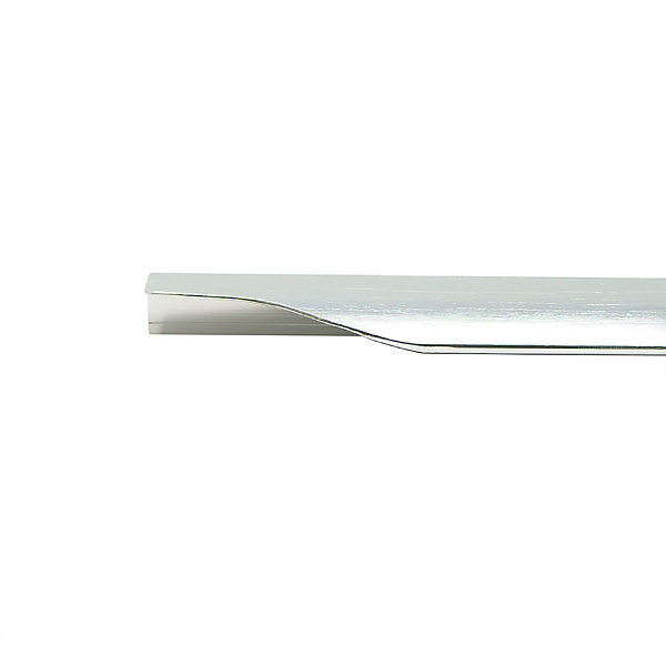2 poignées de meuble de salle de bains l.100 cm alu chrome brossé Imandra