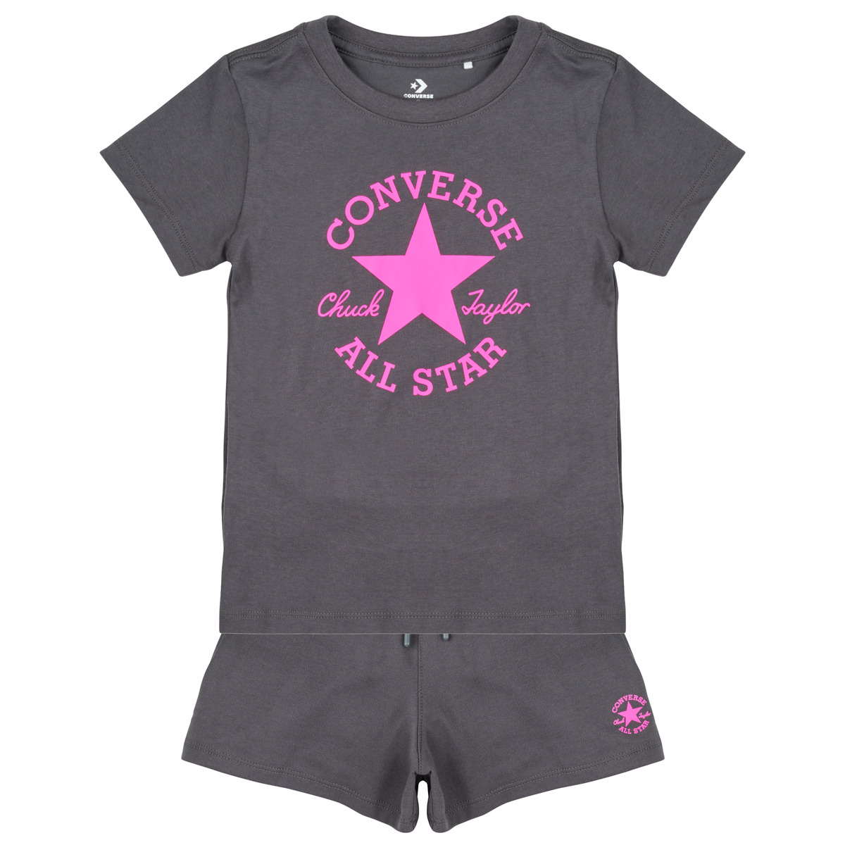 Converse - DCTP CLASSIC TEE & SHORT SET - Dark / Matter