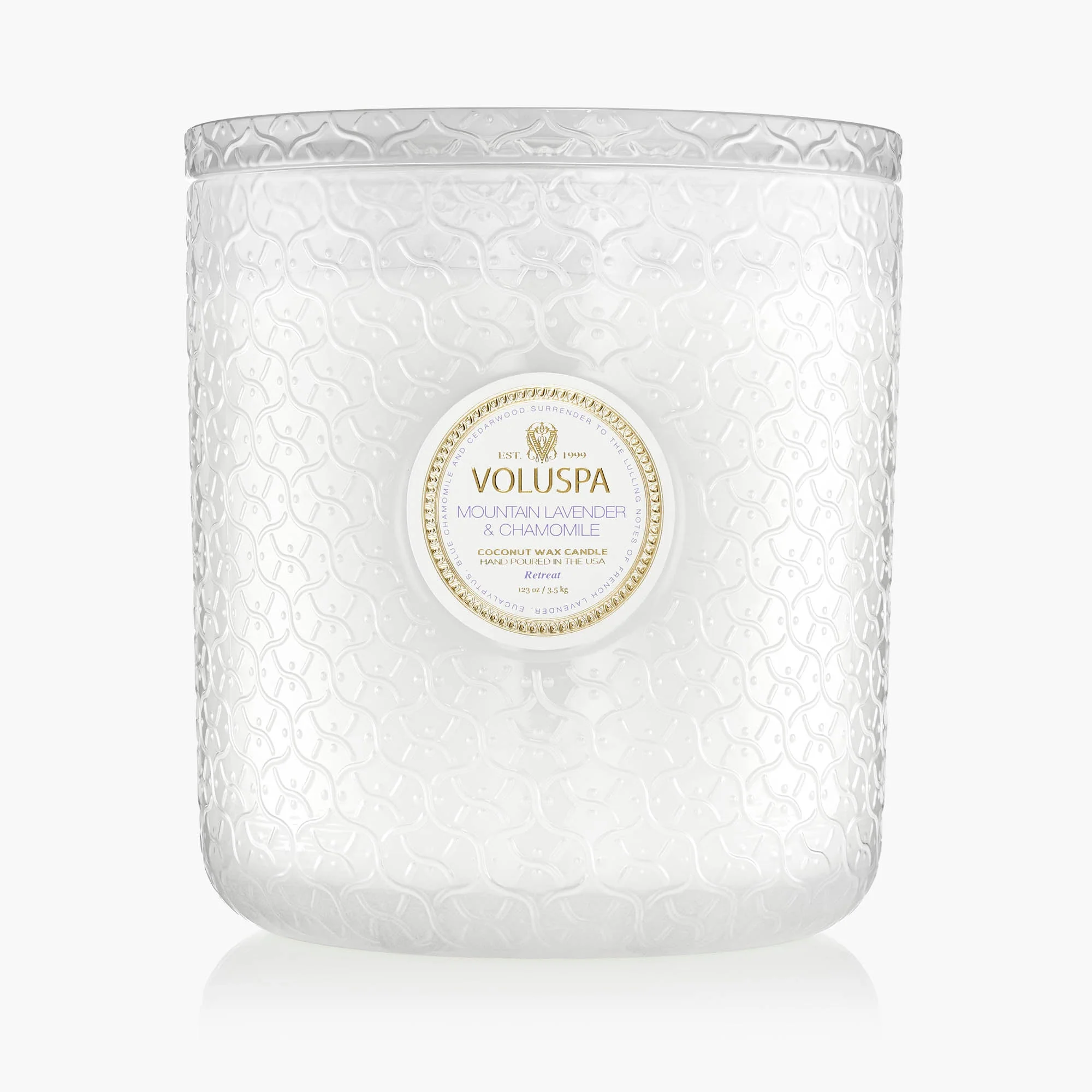 Mountain Lavender & Chamomile - 5 Wick Hearth Candle