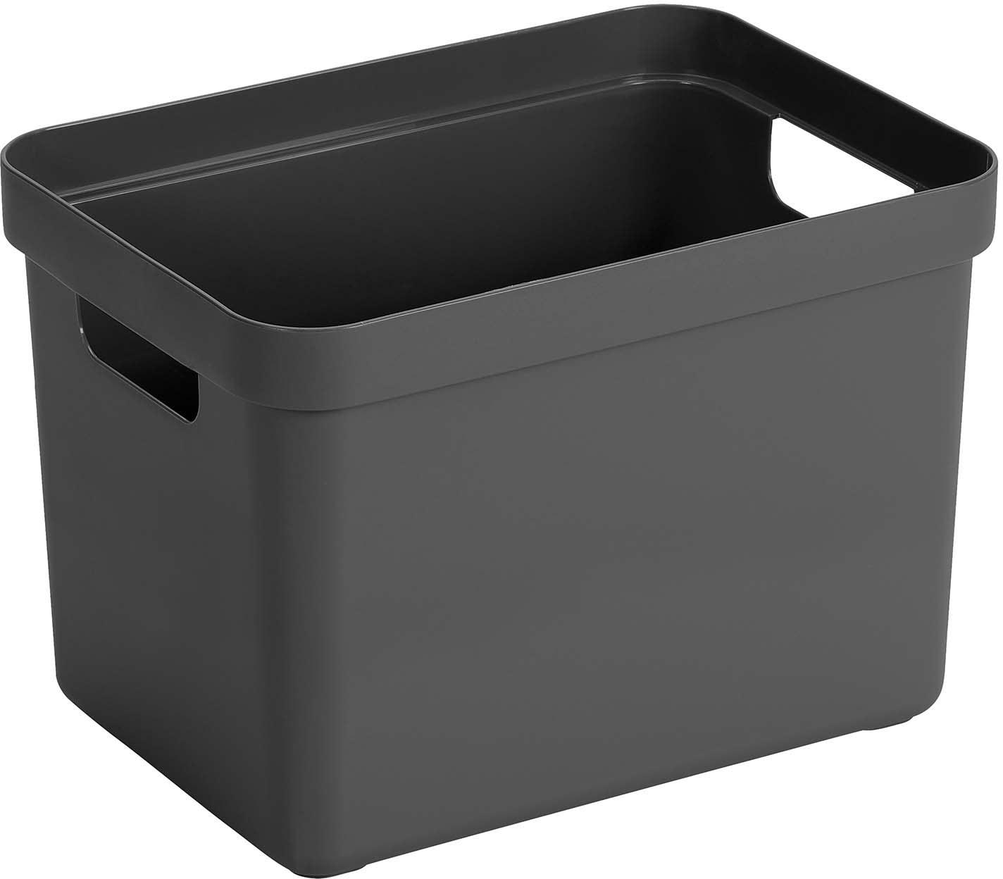 - Boîte de rangement sigma home box 18l gris anthracite
