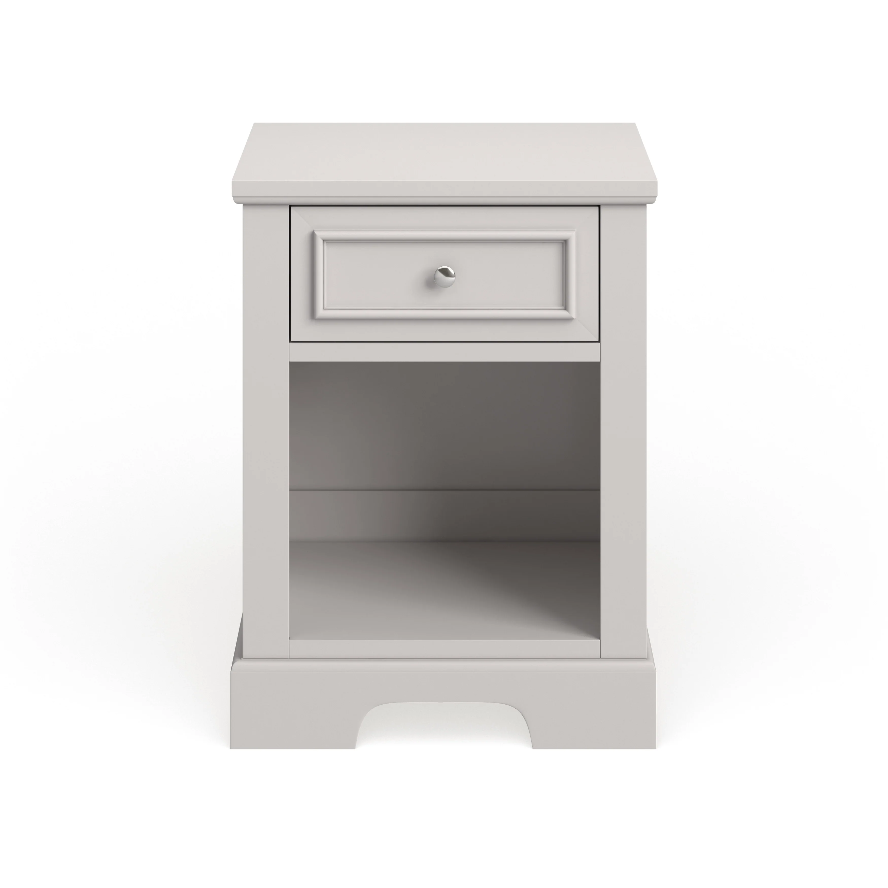 Homestyles Naples Off-White Nightstand with Drawer