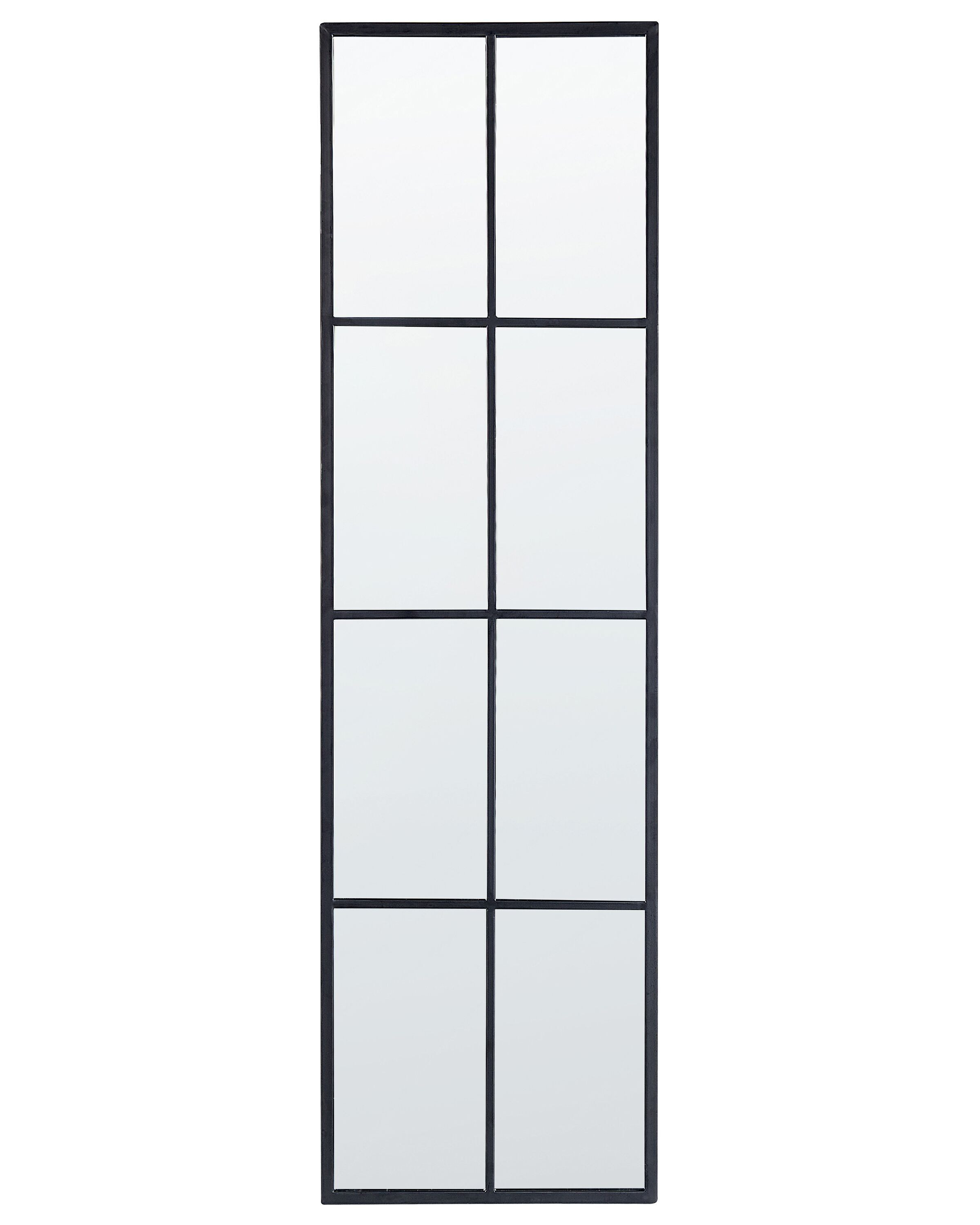 Lustro ścienne wiszące 38 x 132 cm czarne