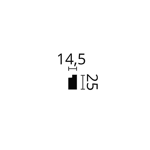 FL11 WALLSTYL Plinthe Polystyrène HD Noël &Marquet 25 x 15 x 2000 - 1 pièce