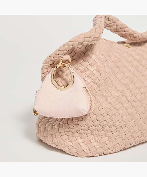 Spend Pink - Circular Clip Bag Charm