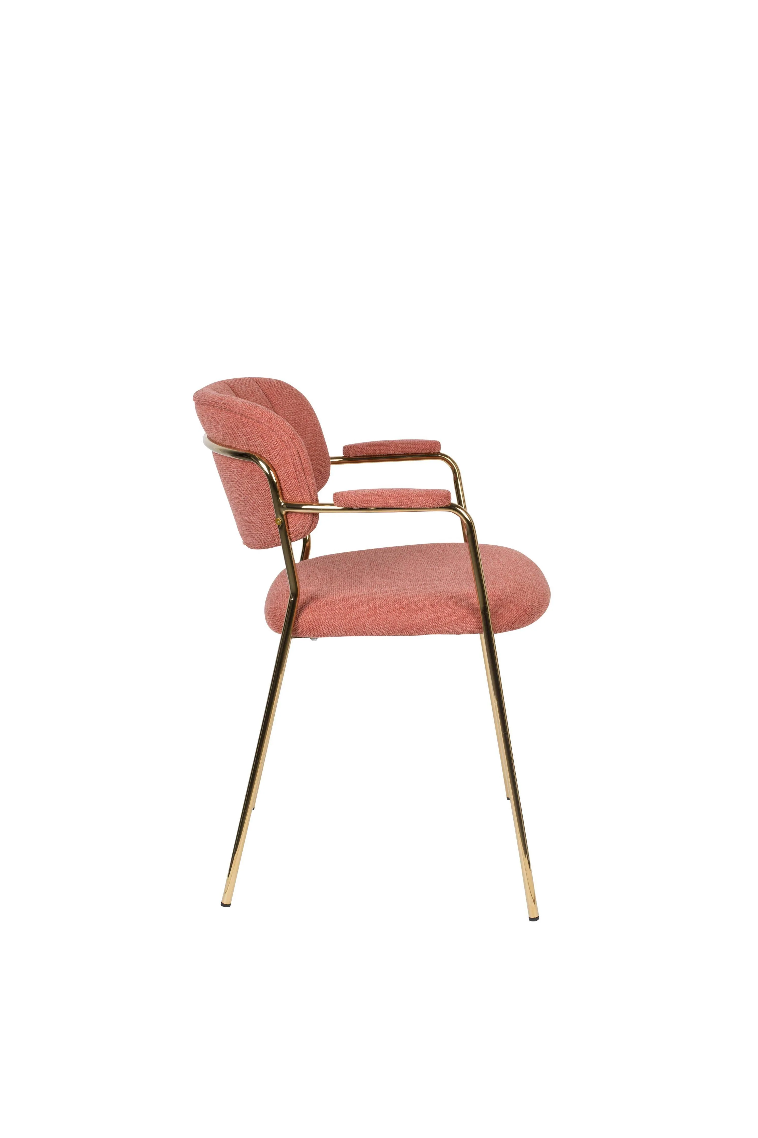 Set van 2 eetkamerstoelen Alina met armleuning