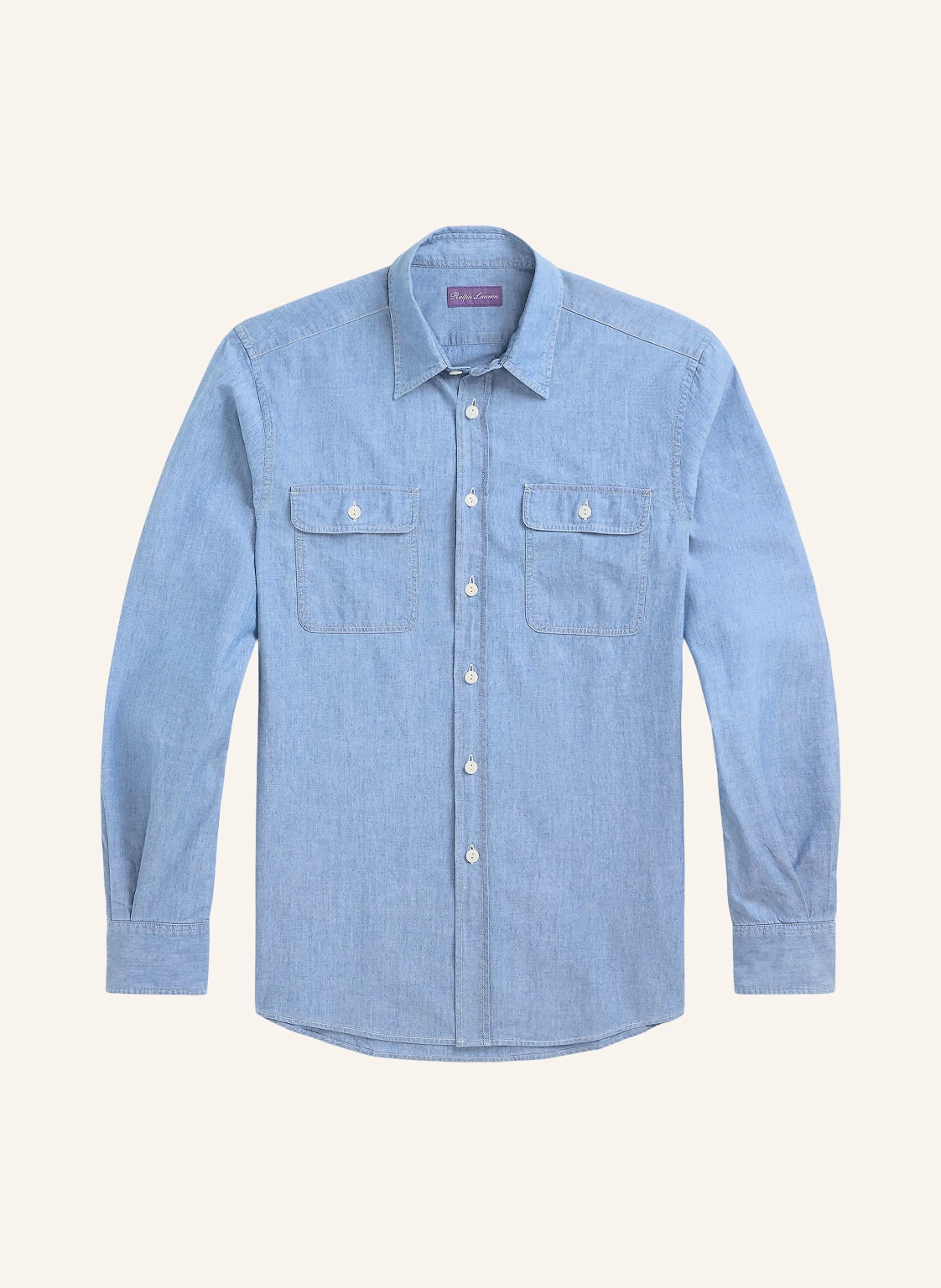 RALPH LAUREN PURPLE LABEL Jeanshemd Slim Fit