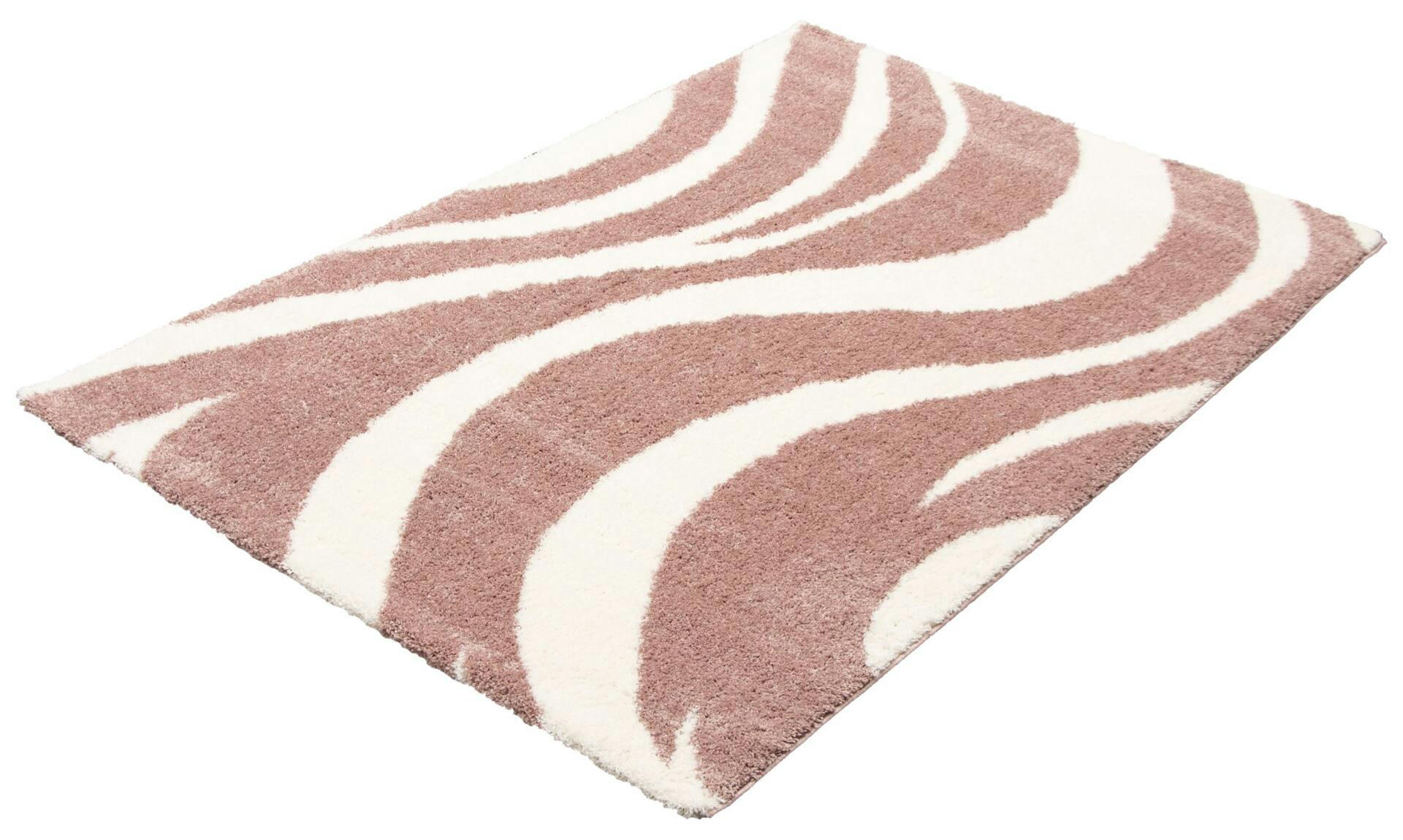 ECARPET Cascade Indoor Area Shag Rug, Pink, Assorted Sizes