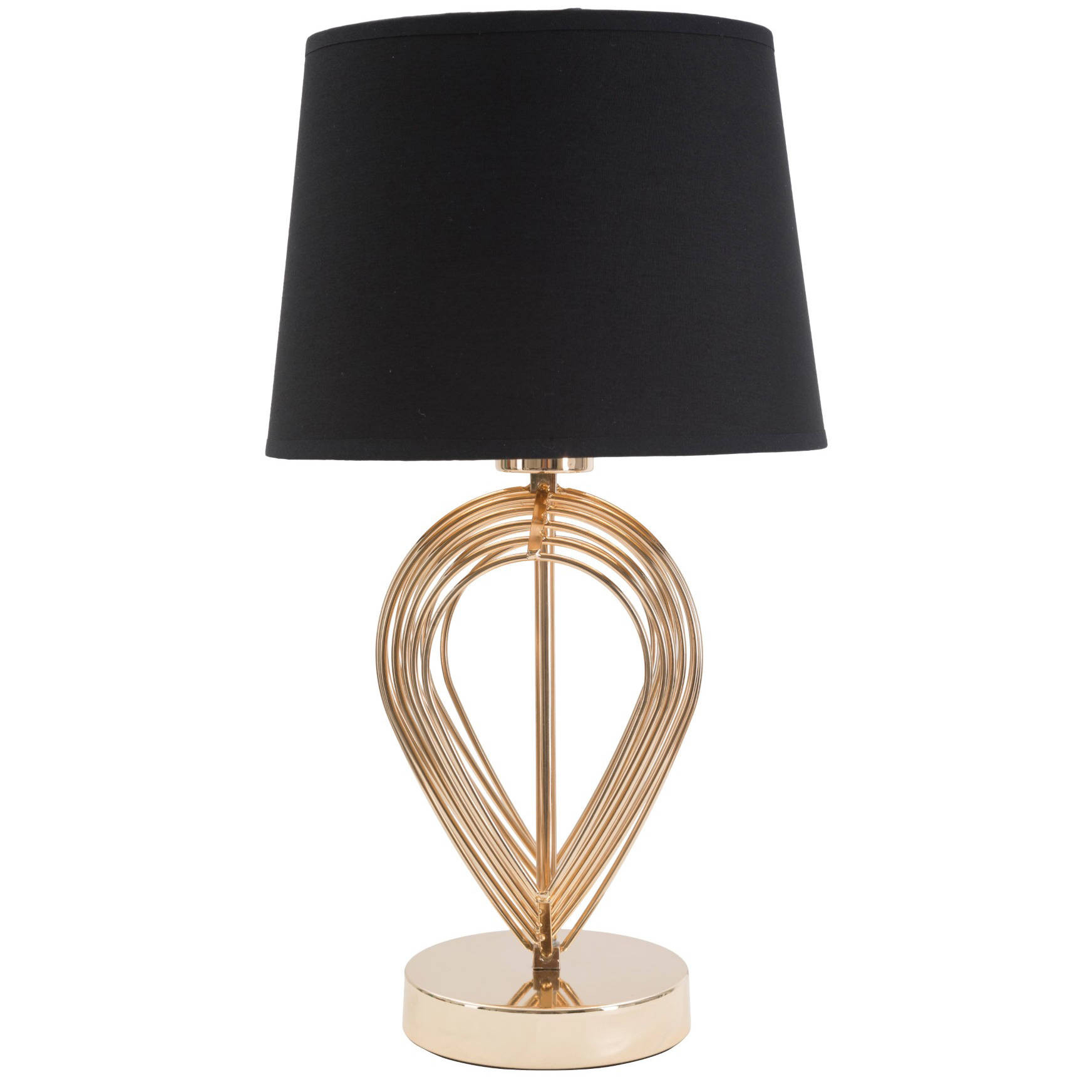 Lampa stołowa ze złotym zdobieniem MAXT