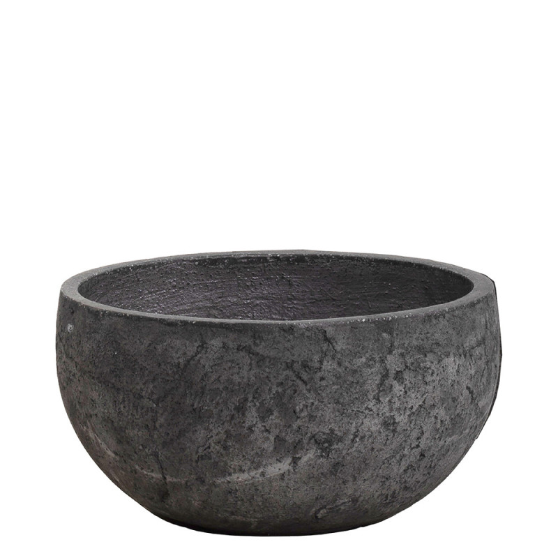 Coupe en ciment New Cement grise Ø 38 x 20 cm