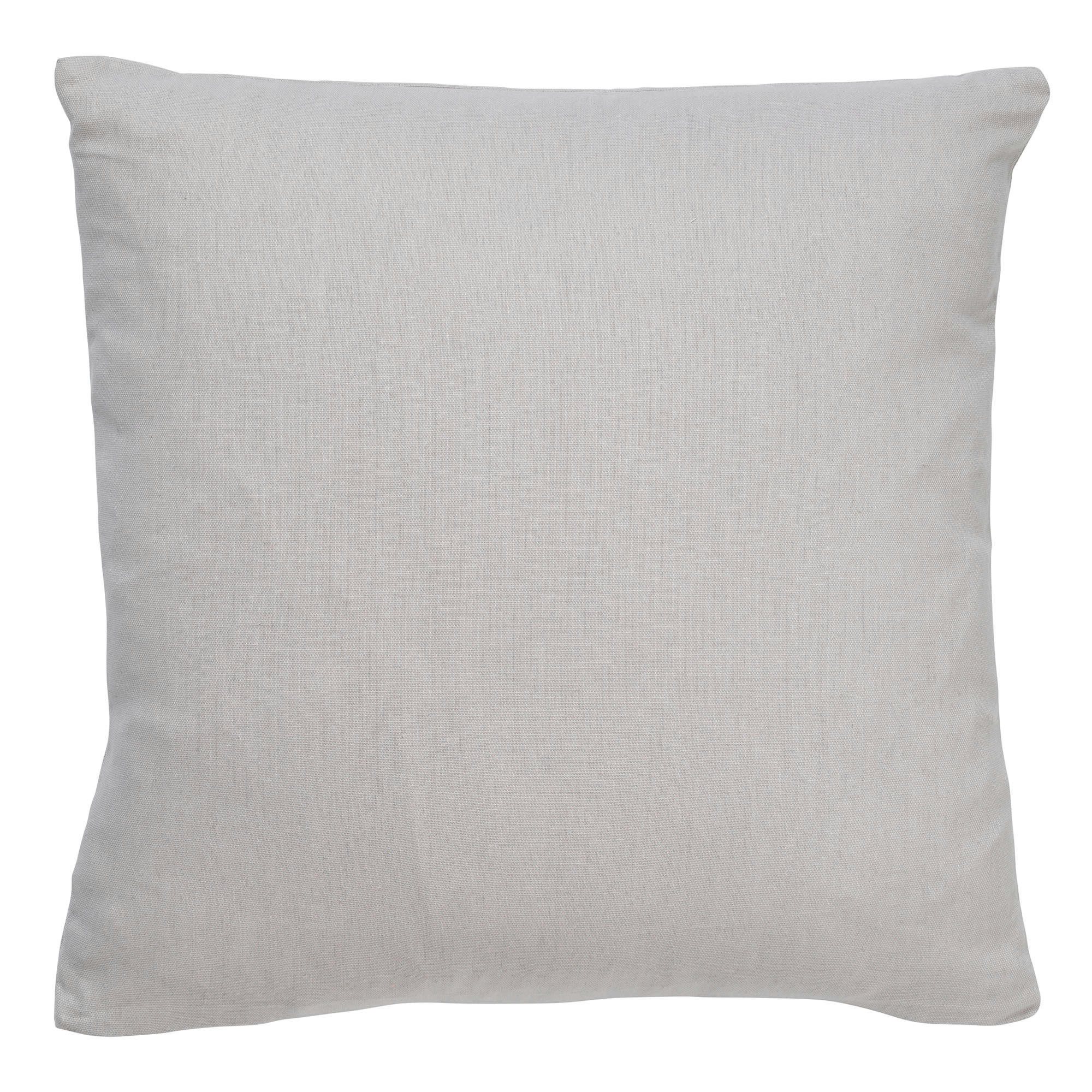 - Housse de coussin gris en coton-45x45 cm uni