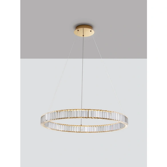 Pendelleuchte »Aurelia «, LED, 47 W, Höhe: 150 cm, goldfarben