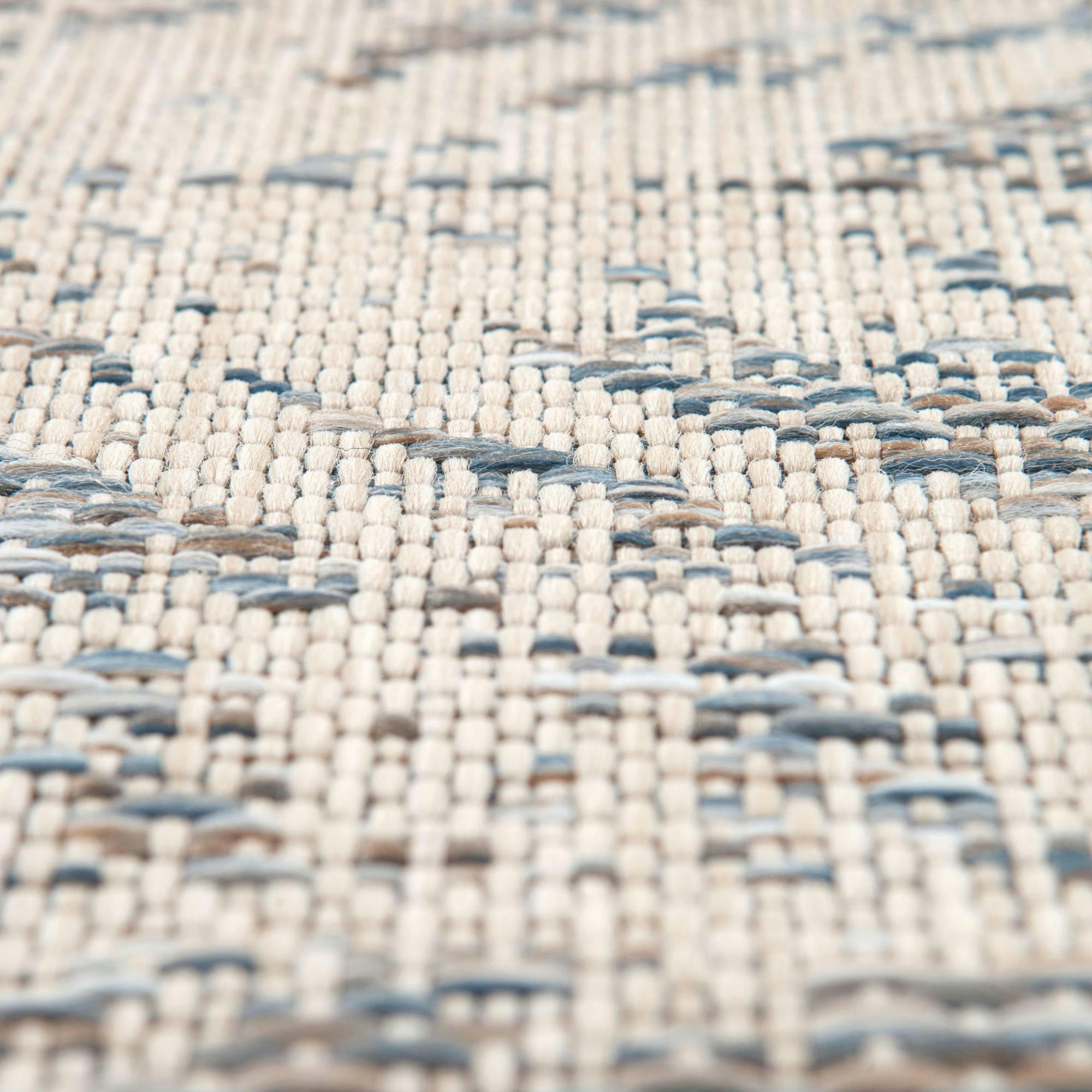 EVORA - Tapis  outdoor en polypropylene acier 200 x 290