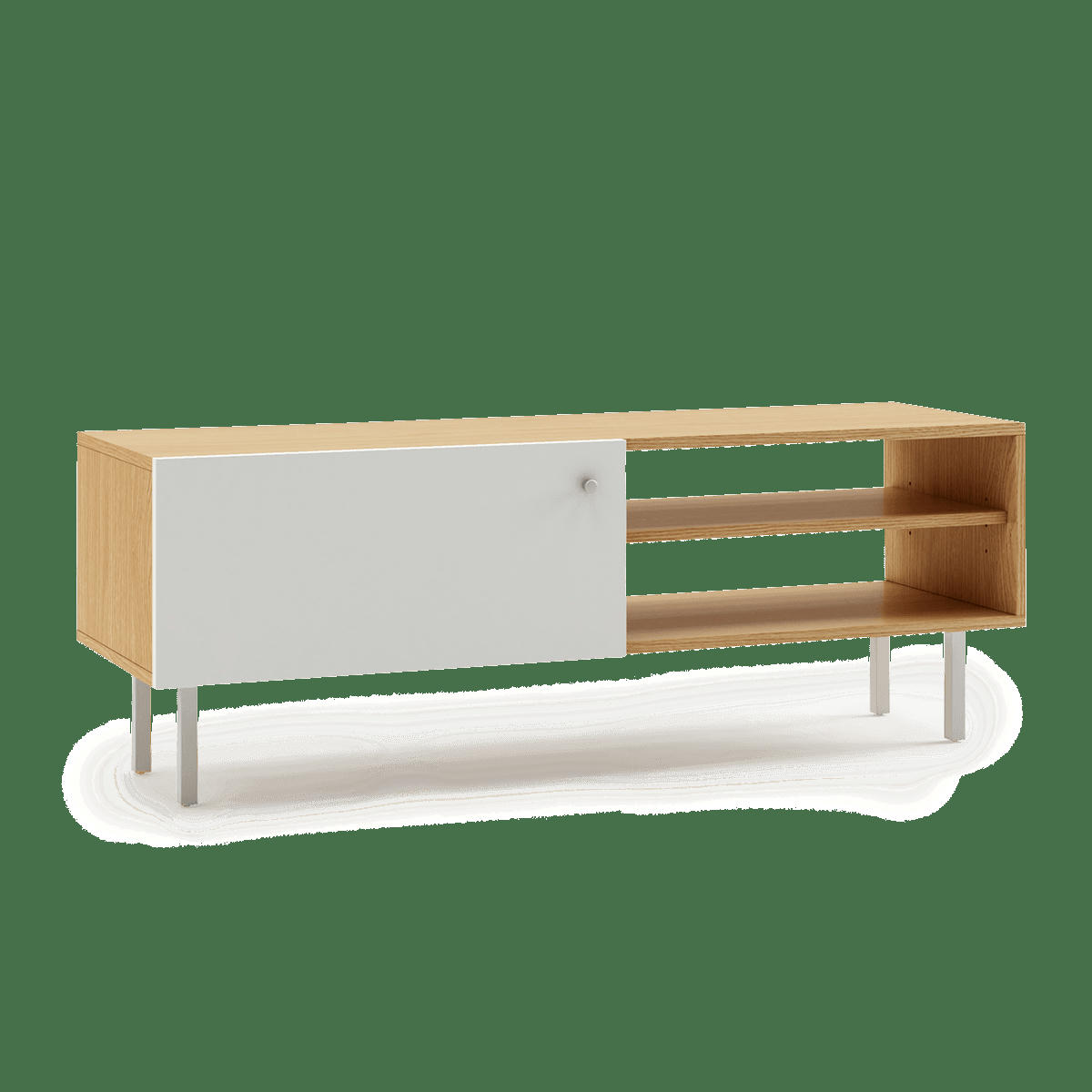 - Meuble TV en bois avec espaces
