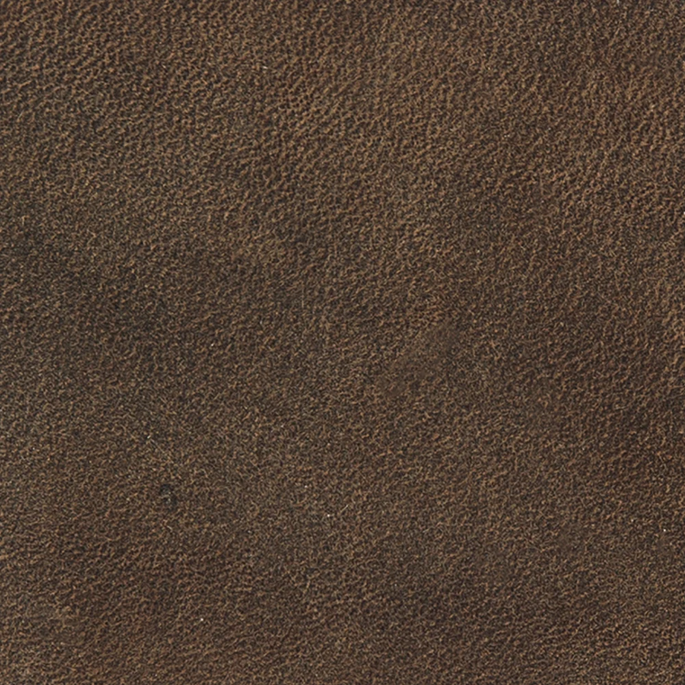 Leather Trifold Wallet With Embossed Sasquatch