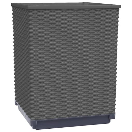NNEVL Planters 2 pcs Black 30x30x37 cm Polypropylene