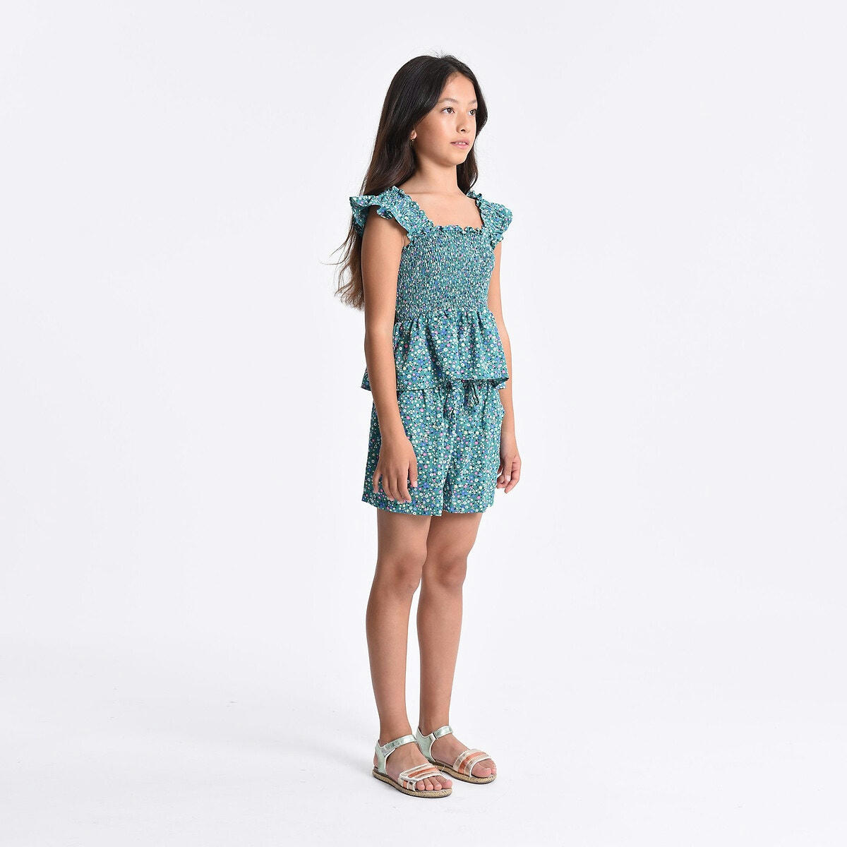 Top bustier à smock