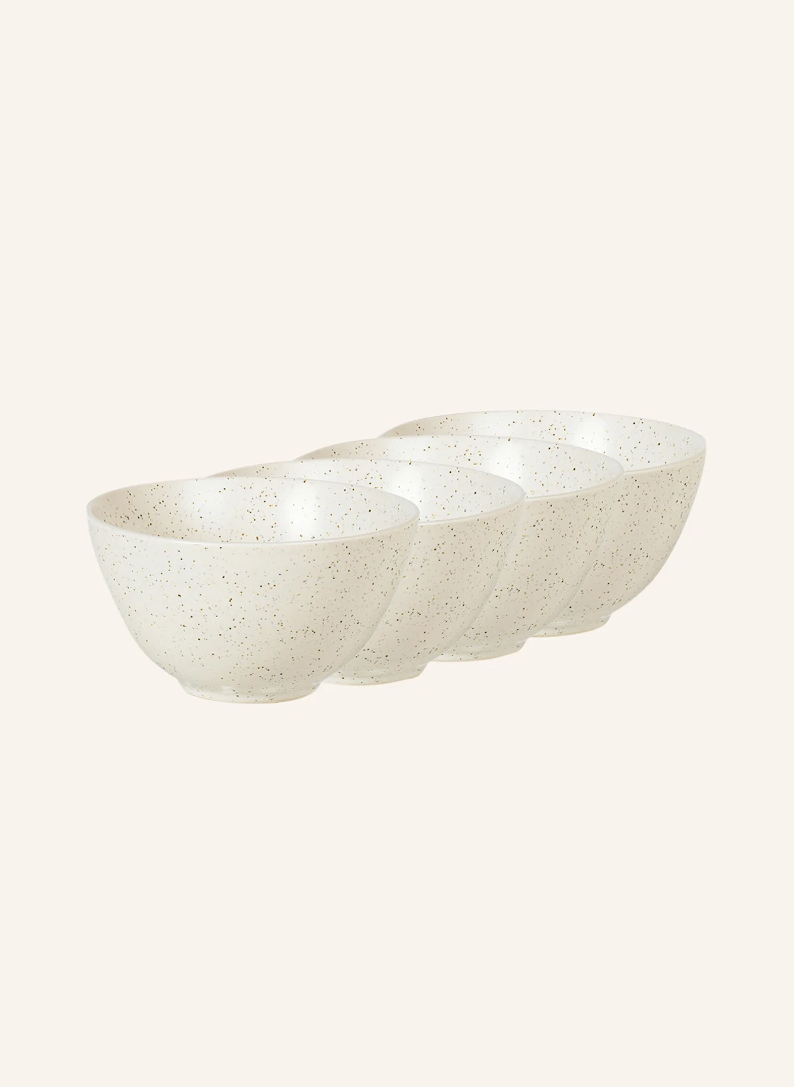 BROSTE COPENHAGEN 4er-Set Schalen NORDIC VANILLA