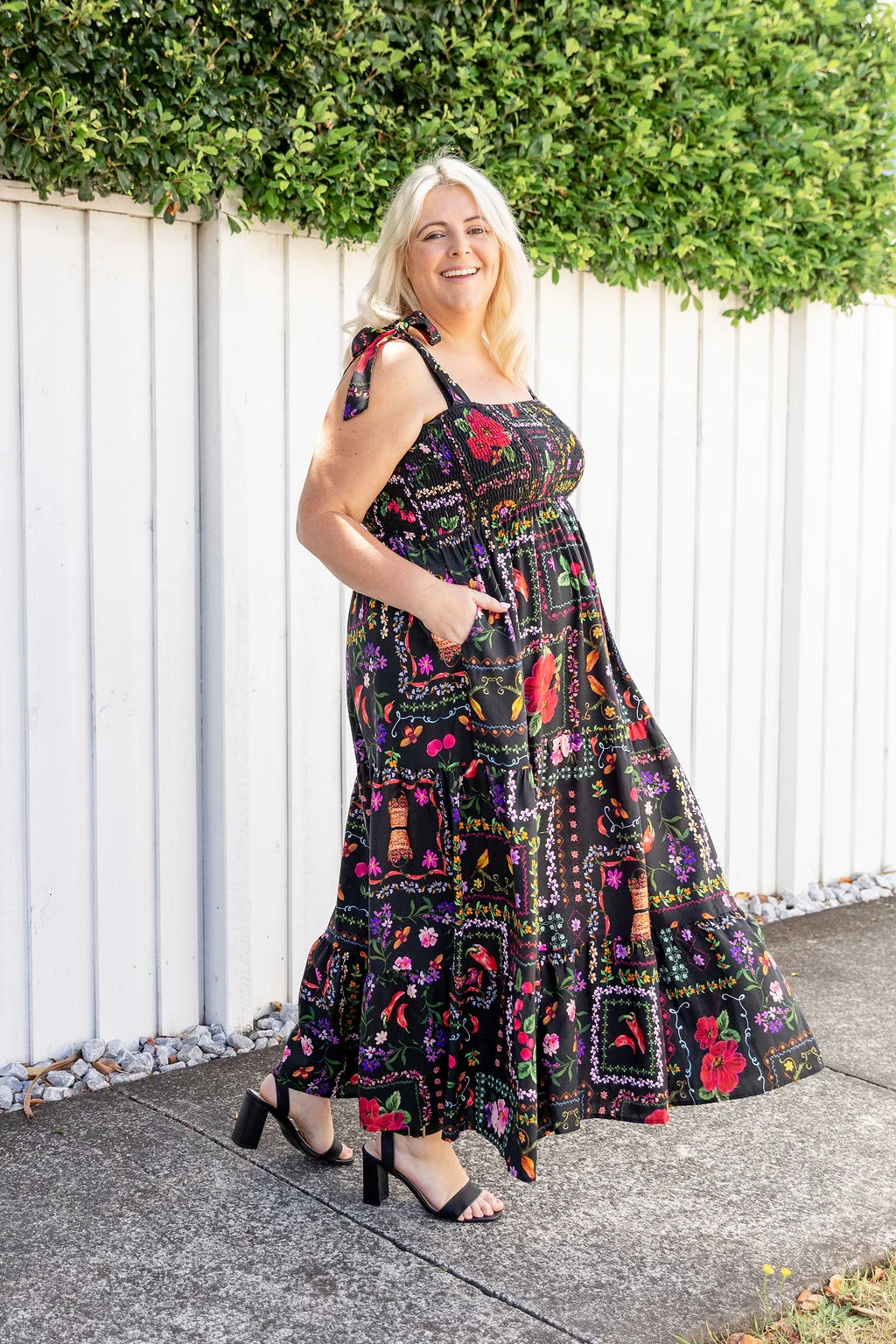 Allegra Maxi Dress in Sweet Bee