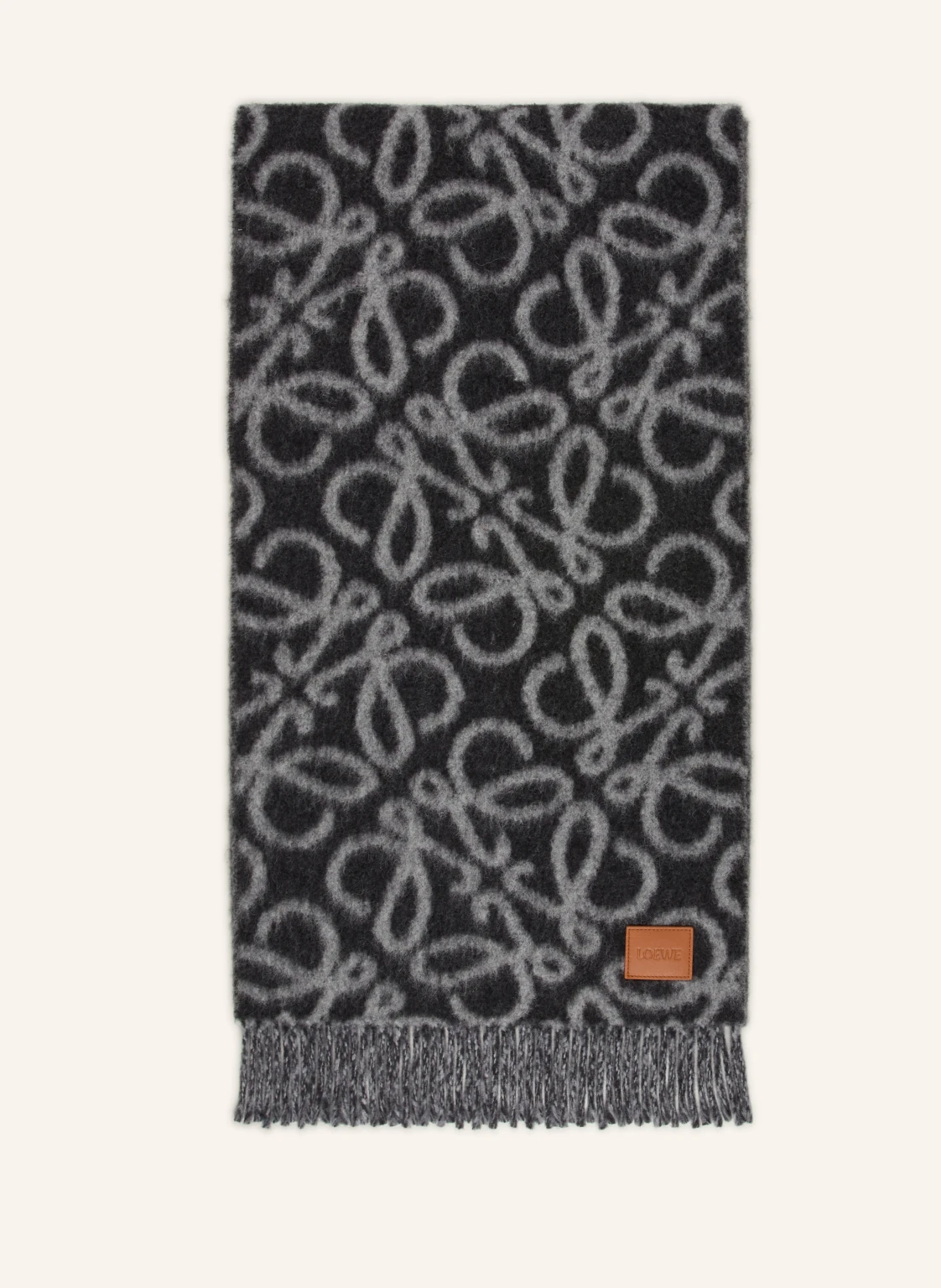 LOEWE Schal ANAGRAM mit Alpaka