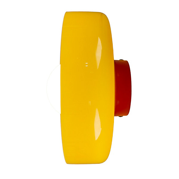 Applique murale verre et métal jaune, rouge G9 5 W Ø25 cm Jumell Yori