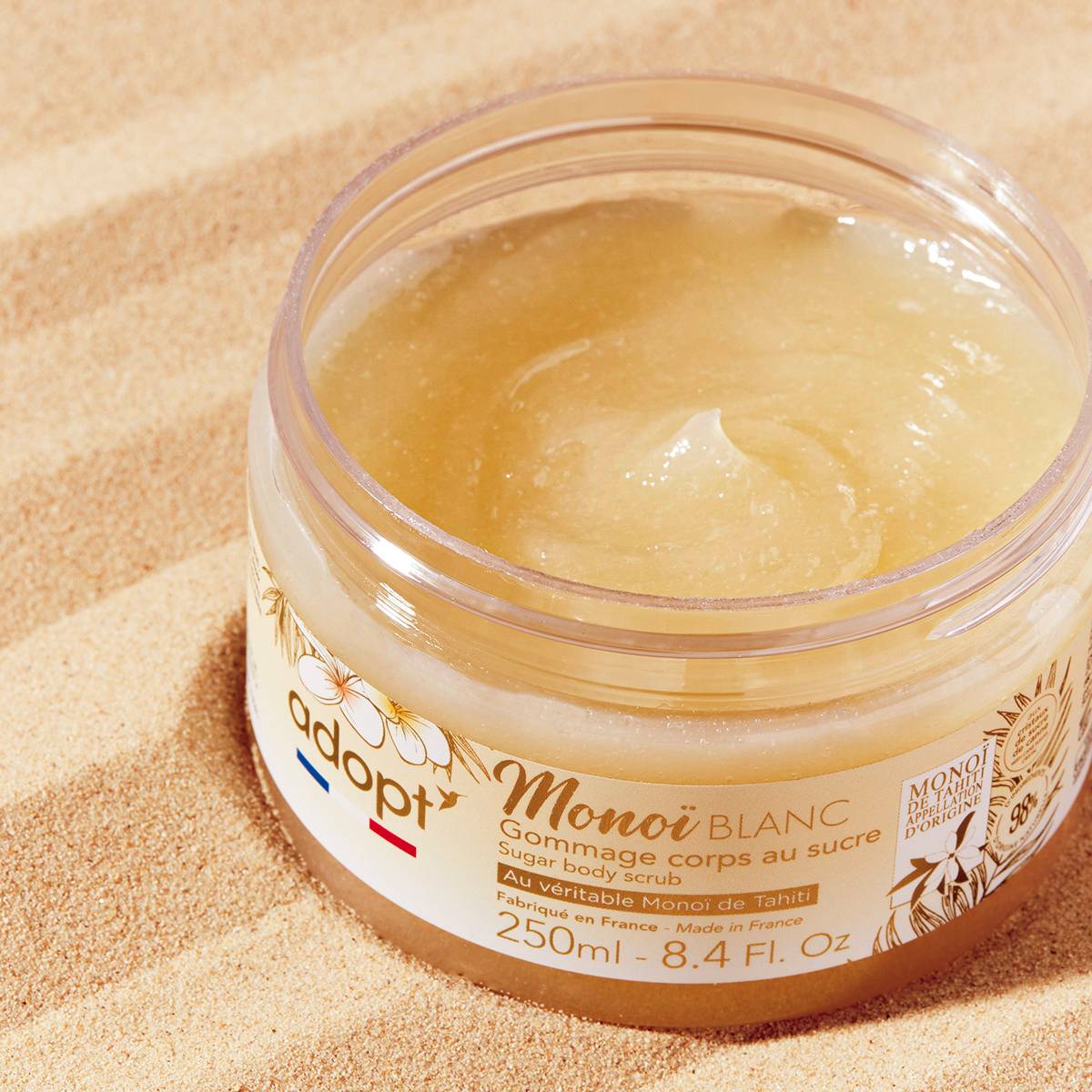 Monoï blancGommage corps au sucre 250 ml