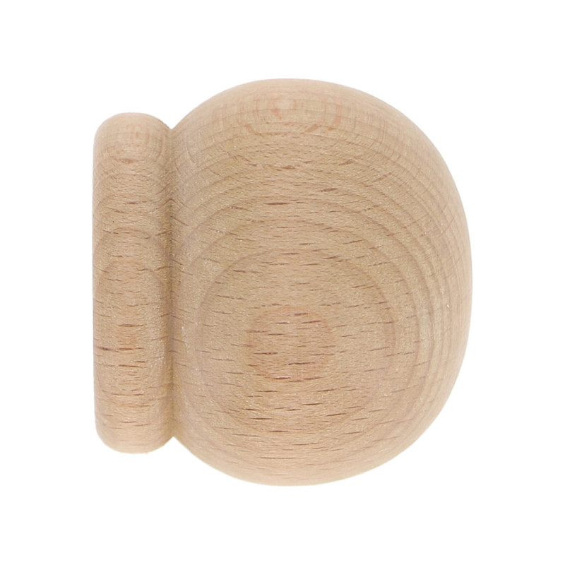 Embout de fermeture pour tringle en bois Boule Ø 28 mm 2 pièces MOBOIS