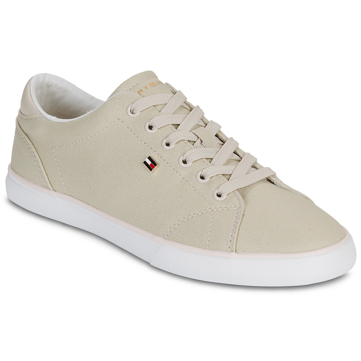 Tommy Hilfiger - TH LOW PROFILE VULC CANVAS - Beige