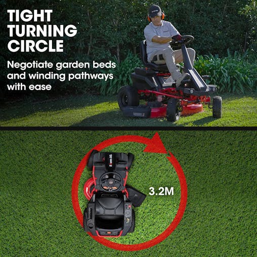 NNEMB 30 48V Brushless Electric Ride On Lawn Mower