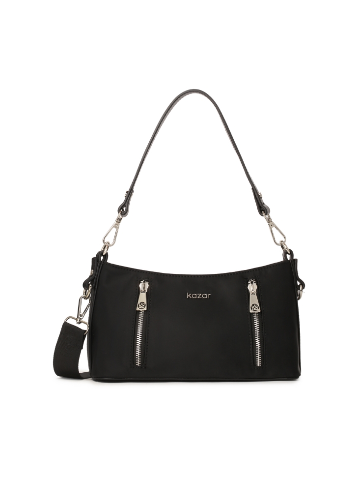 Small textile shoulder bag