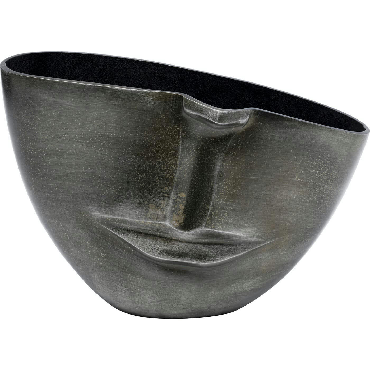 - Vase nez et bouche anthracite 31cm Kare Design