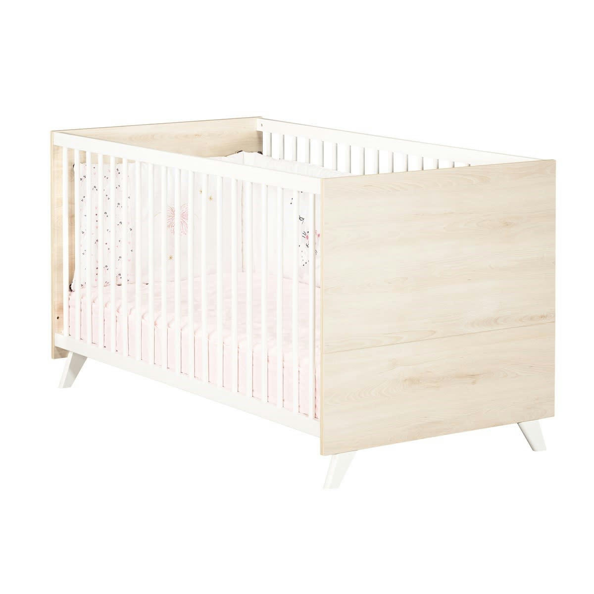 SCANDI - Lit bébé évolutif 140x70 - Little Big Bed en bois
