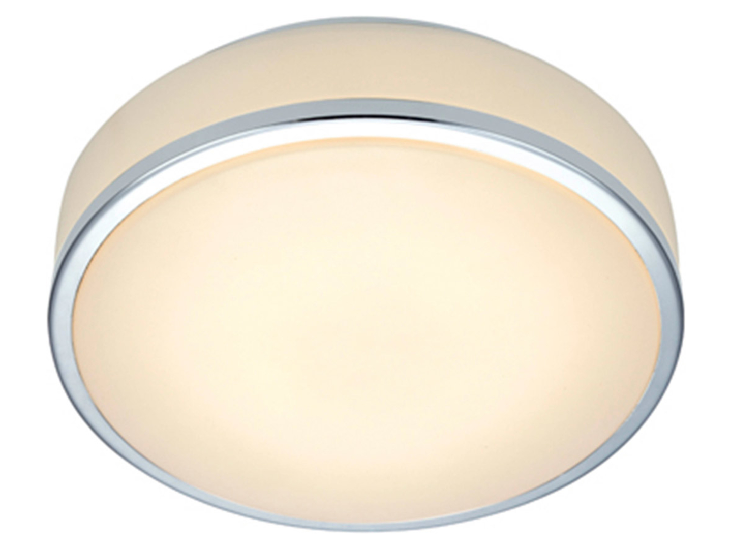 Plafon Moon LED metalowy biały