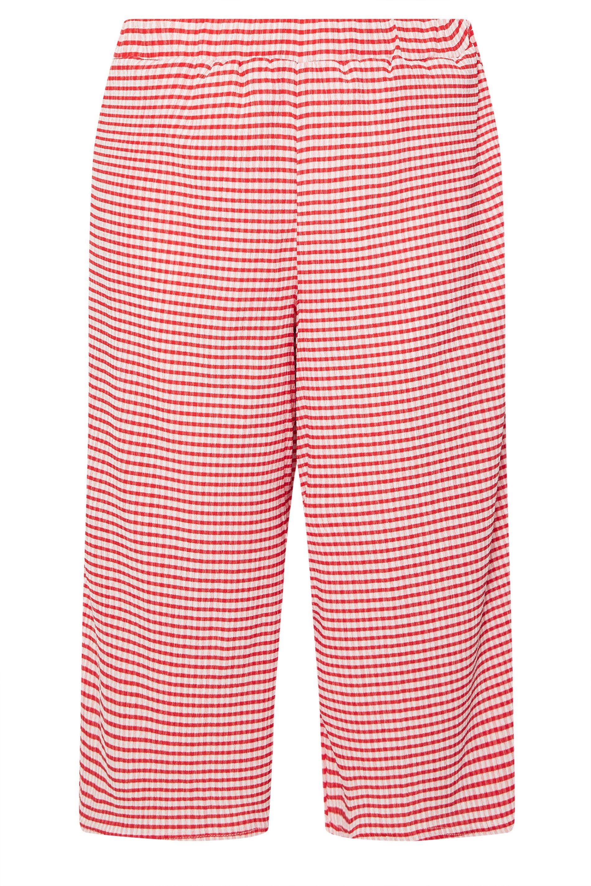 Yours Gingham Textured Midaxi Culottes