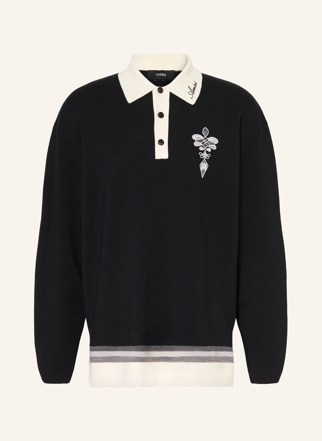 AMIRI Strick-Poloshirt