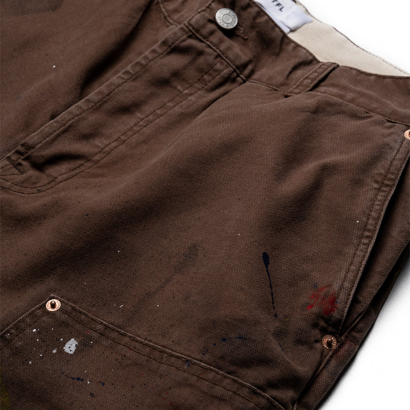 BTFL Double Knee Painters Pant - Mud