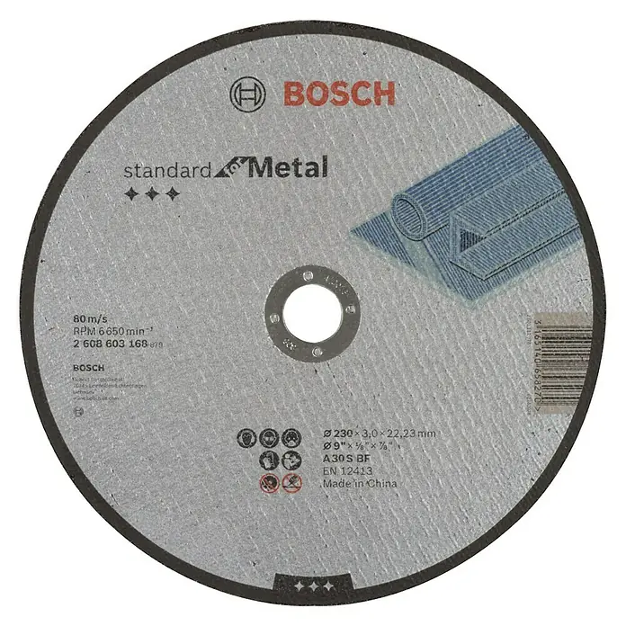 KAPPESKIVE BOSCH METALL STD 230X3 MM