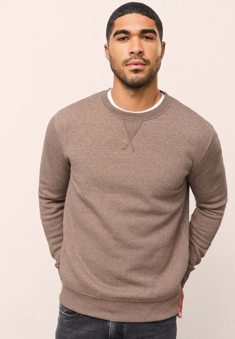 Mens Mocha Cotton Rich Sweatshirt