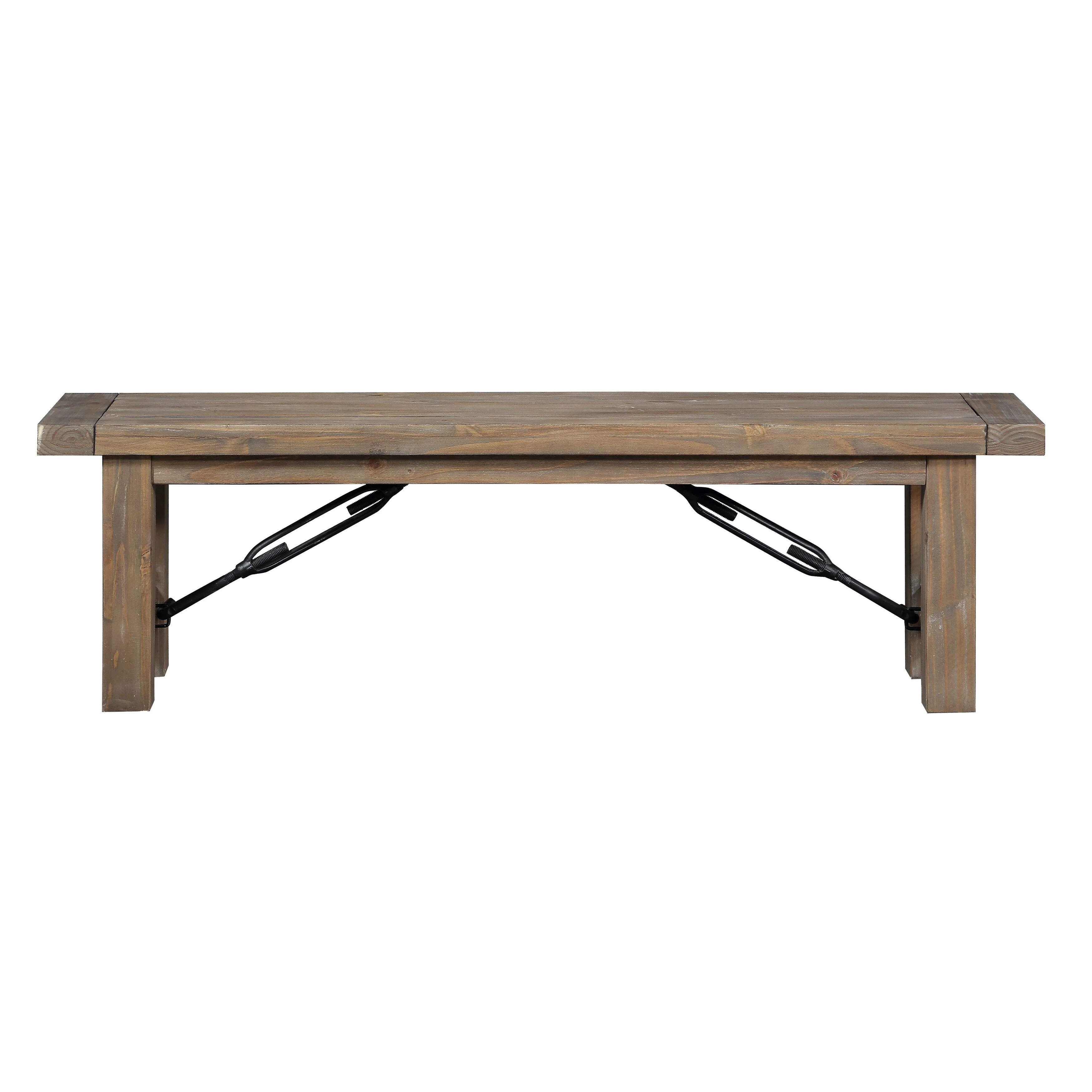 Autumn Solid Wood Dining Bench in Flink Oak
