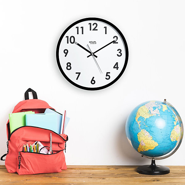 Horloge Naturalis diamètre 30cm - Noir - Orium