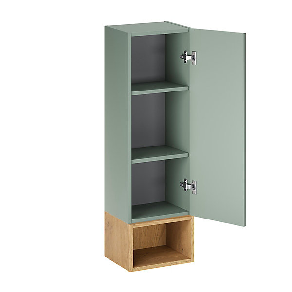 Armoire murale 1 niche Oria Vert mat