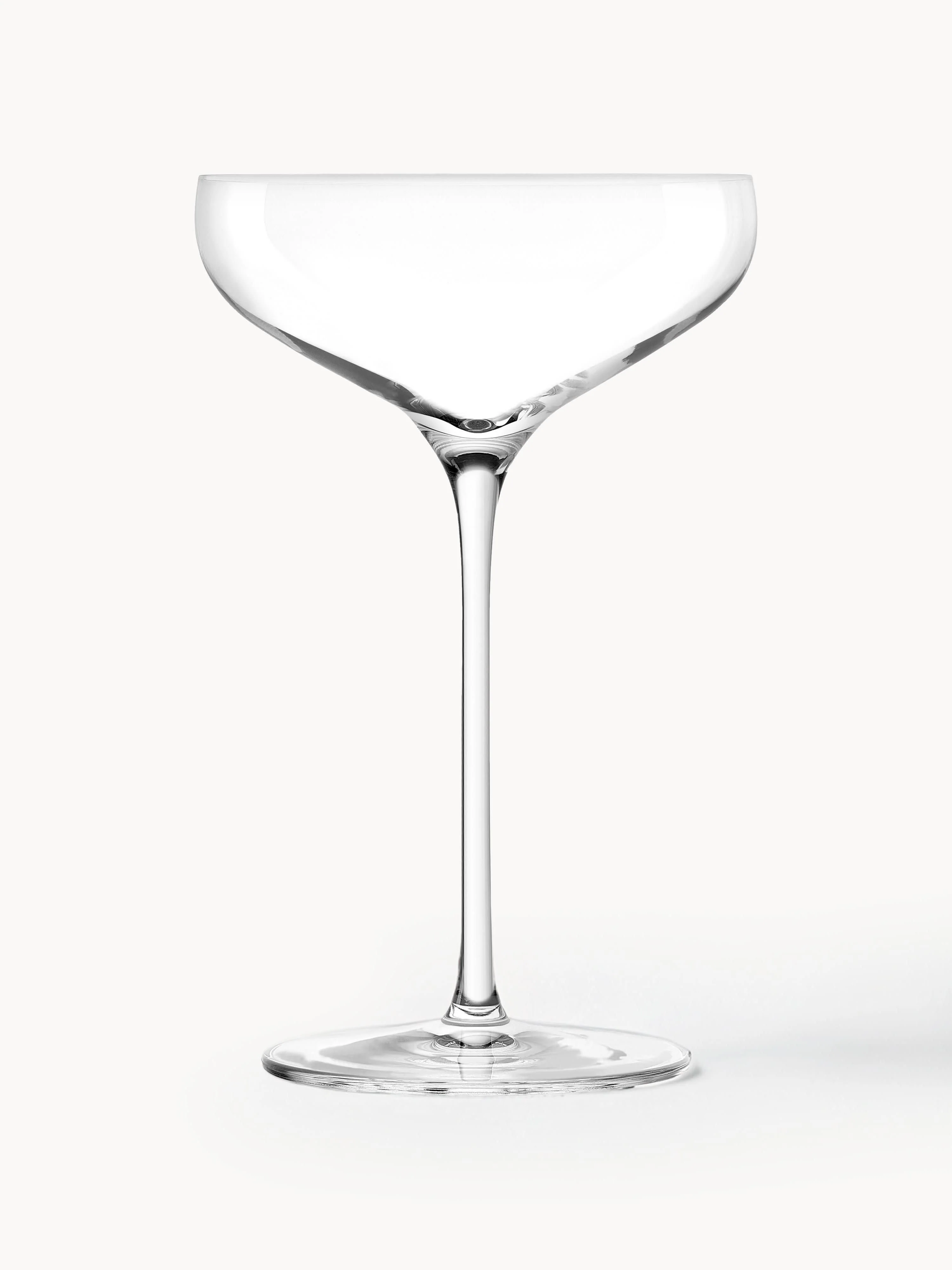 Kristall-Champagnerschalen Swing, 6er-Set