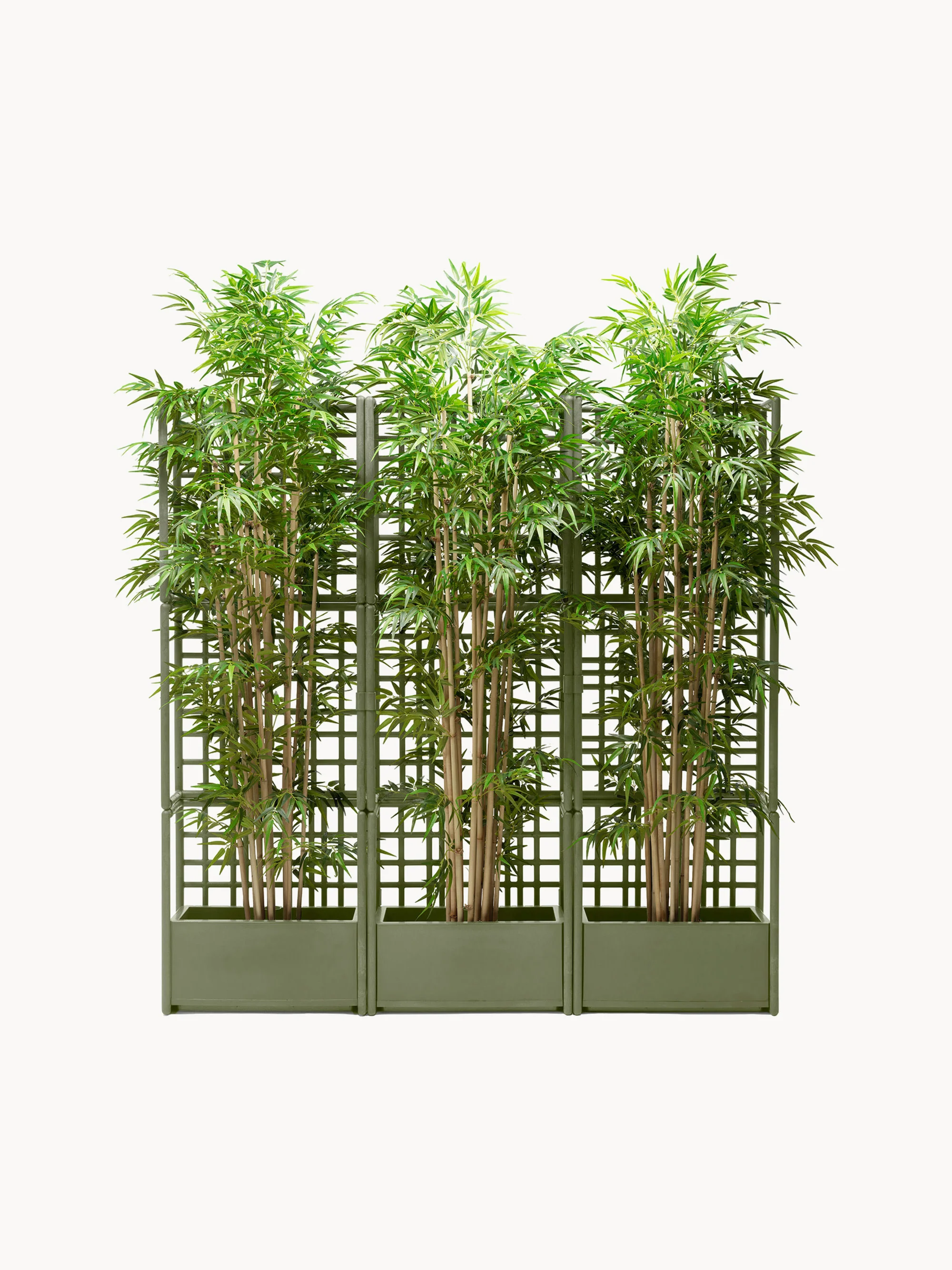 Modulares Outdoor-Paravent-System Sipario 3 mit integriertem Blumentopf