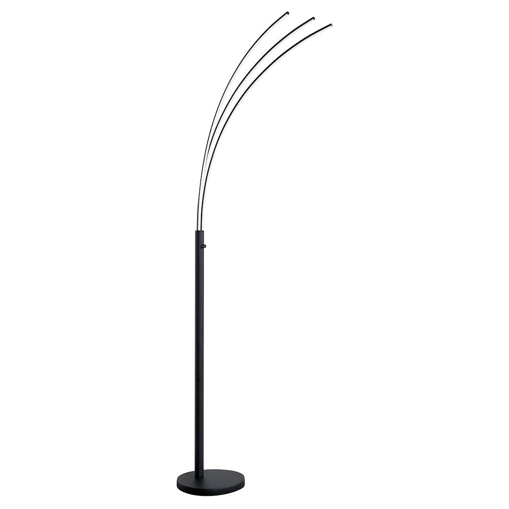Highlight booglamp Arch - 3 lichts - 28 x 185  cm - zwart
