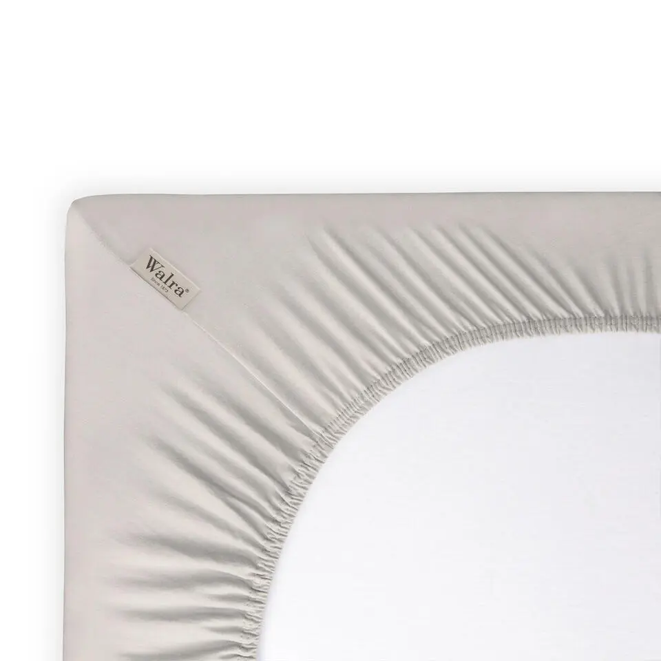 Walra - Hoeslaken Jersey - 180x200/210 cm - Zand