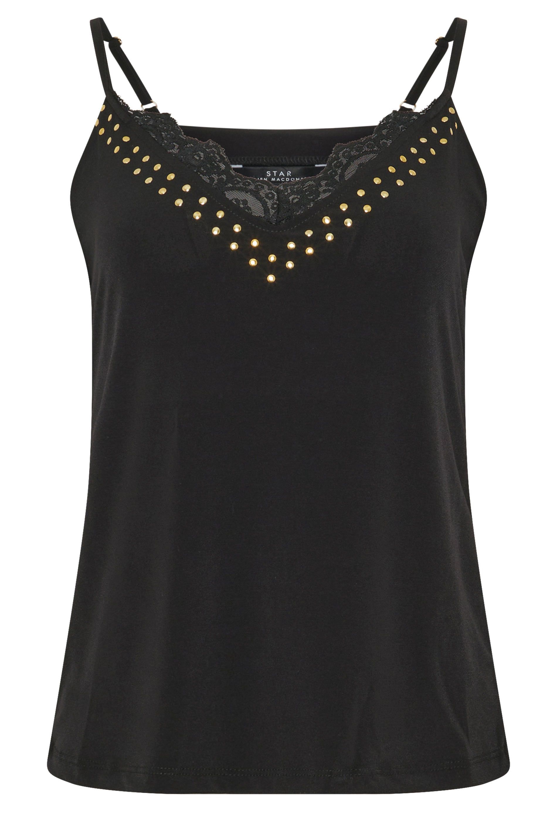 Star by Julien Macdonald Stud Detail Lace Cami Top