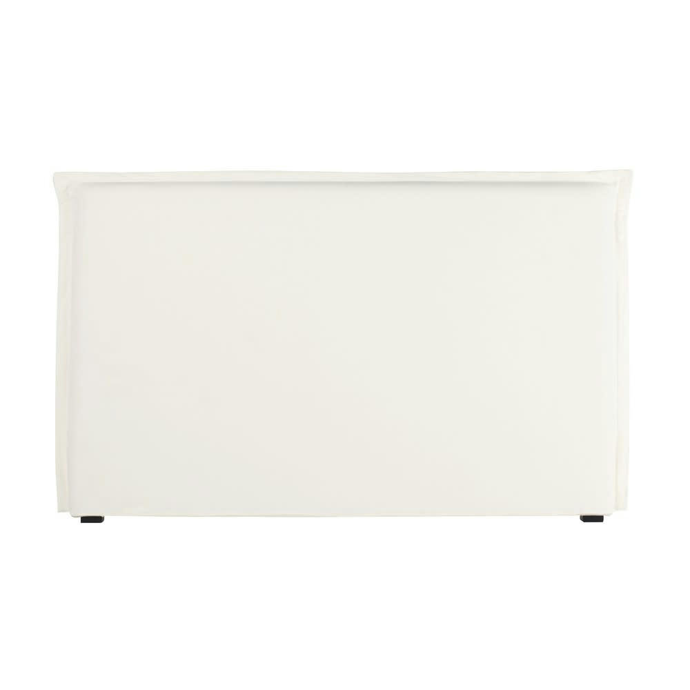 MORPHEE - Housse de tête de lit 180 en coton ivoire