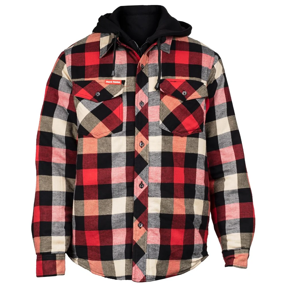 Hard Yakka Quilted Flannel Shacket